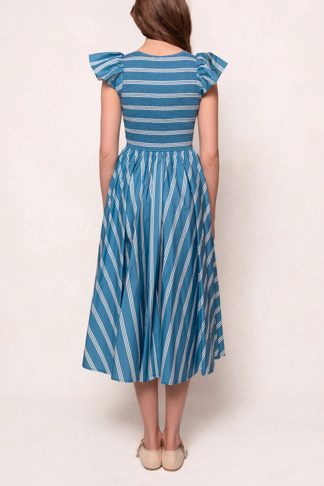 Adelaide Dress in Blue - Image 5