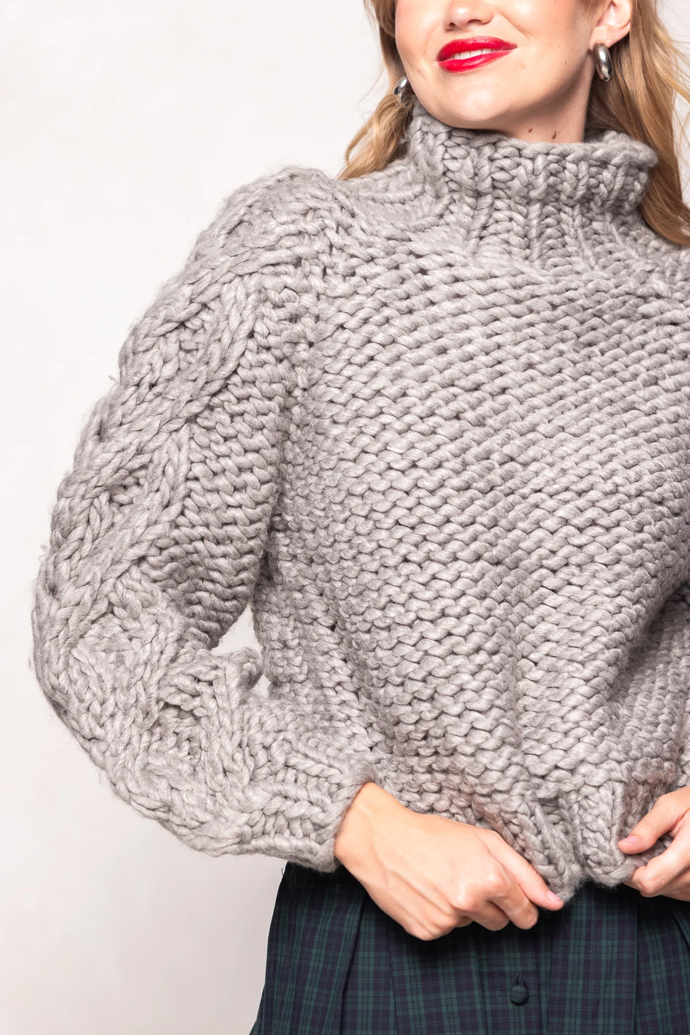 Allegra Sweater in Gray - Image 3