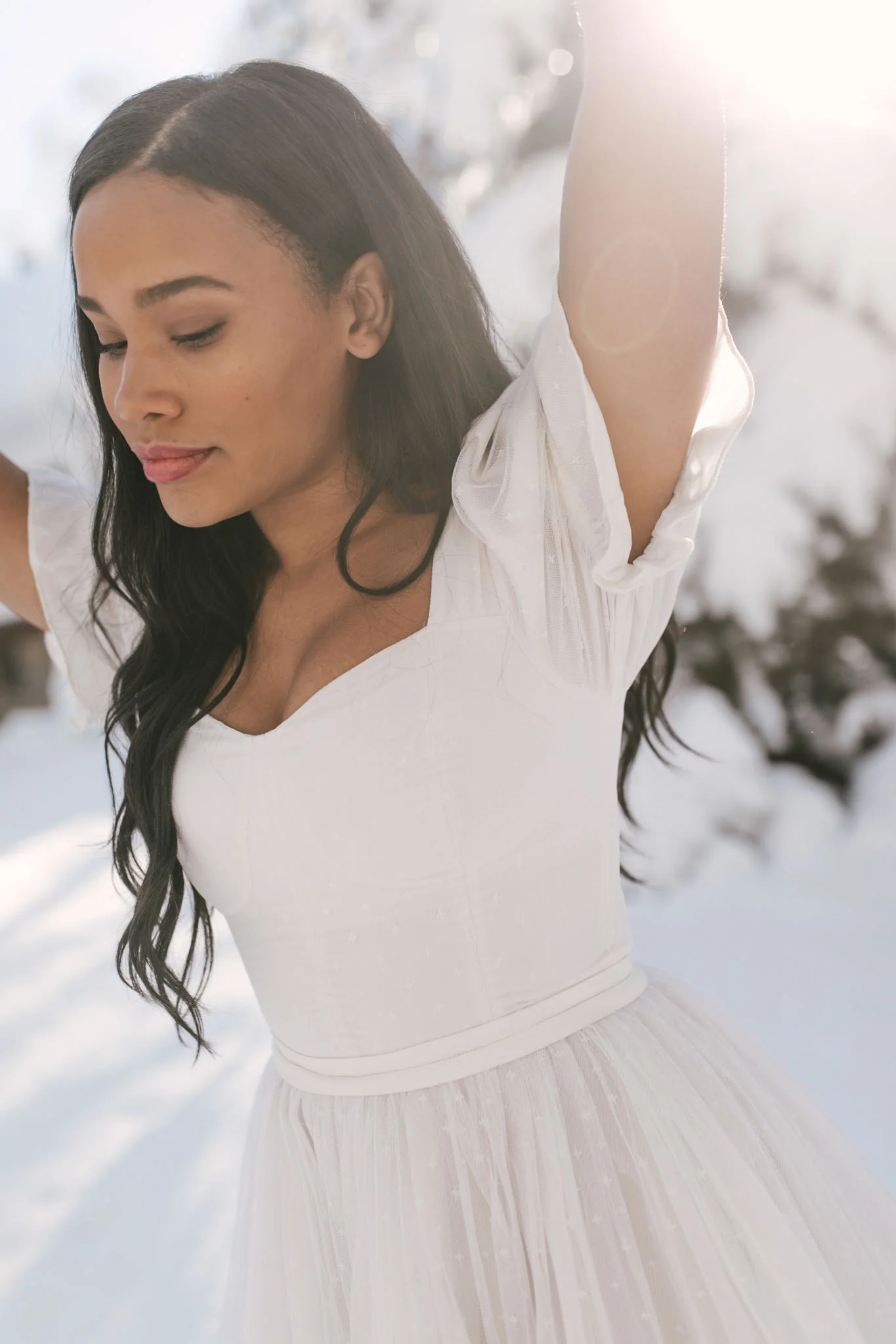 Ballerina Dress in White - Image 6
