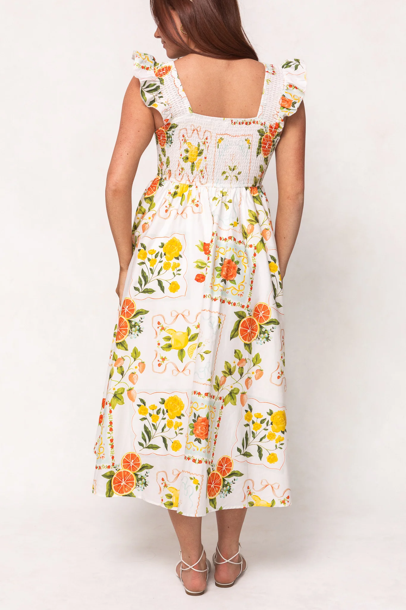 Camilla Dress in Citrus - Image 4