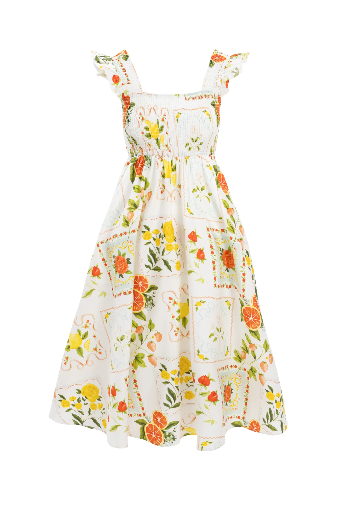 Camilla Dress in Citrus - Image 7