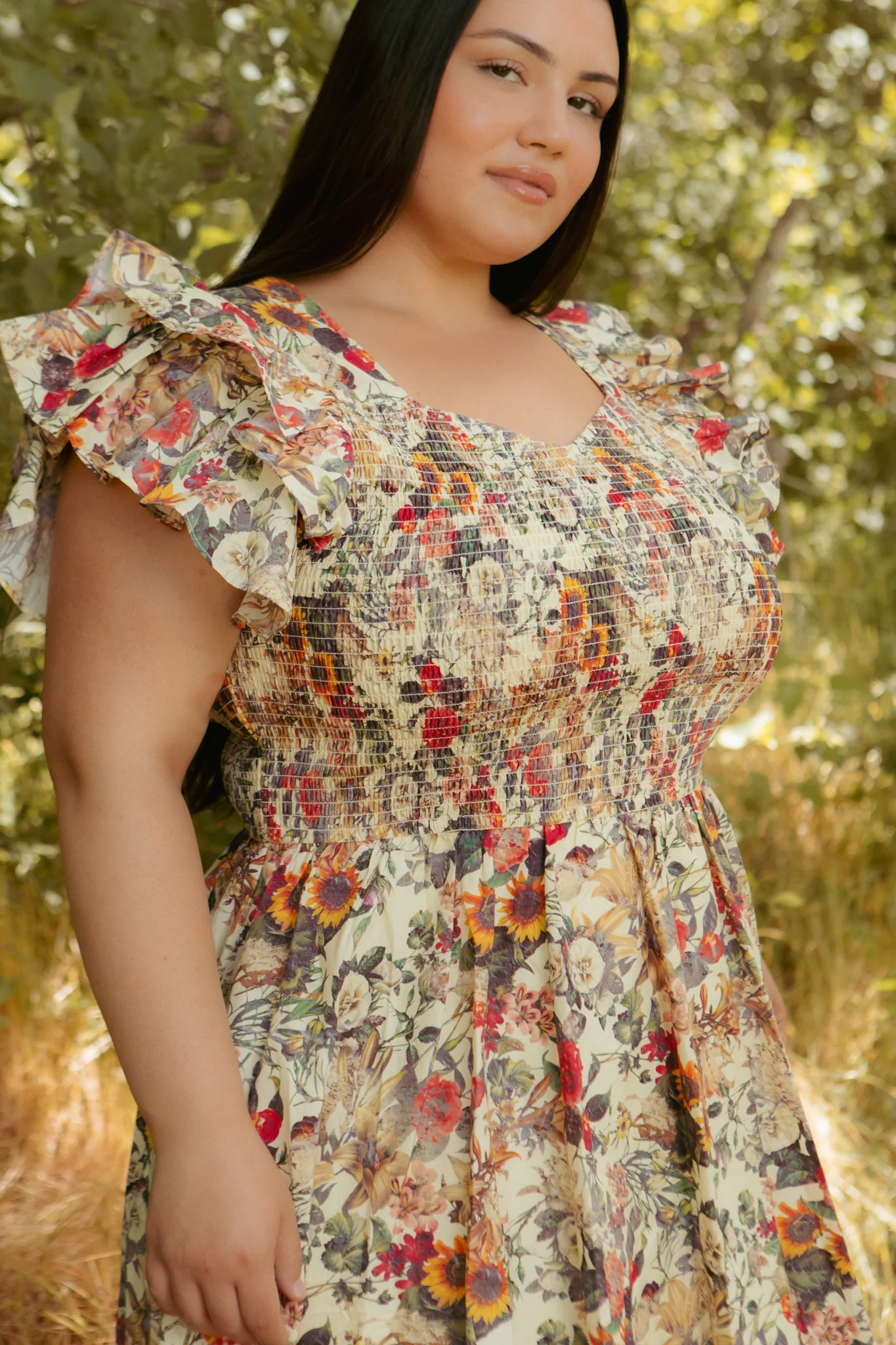 Hattie Dress in Rose Vine - Image 3