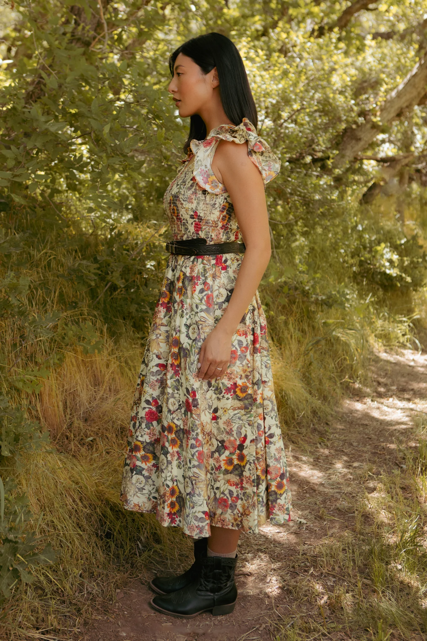 Hattie Dress in Rose Vine - Image 6