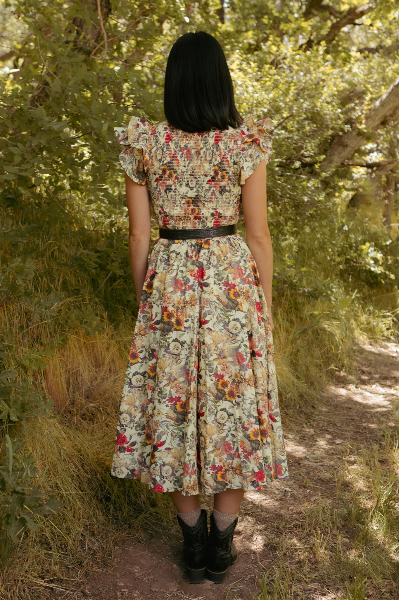 Hattie Dress in Rose Vine - Image 7