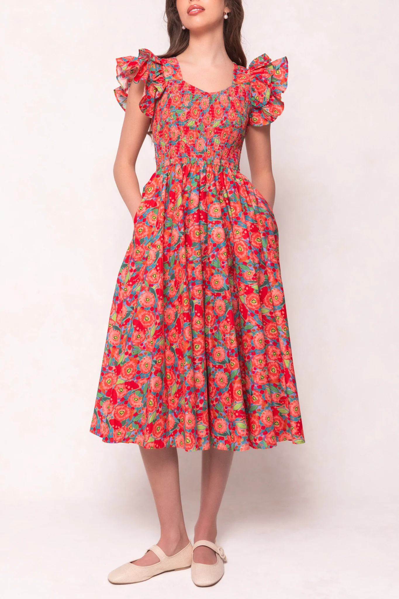 Hattie Dress in Poppy - Image 4