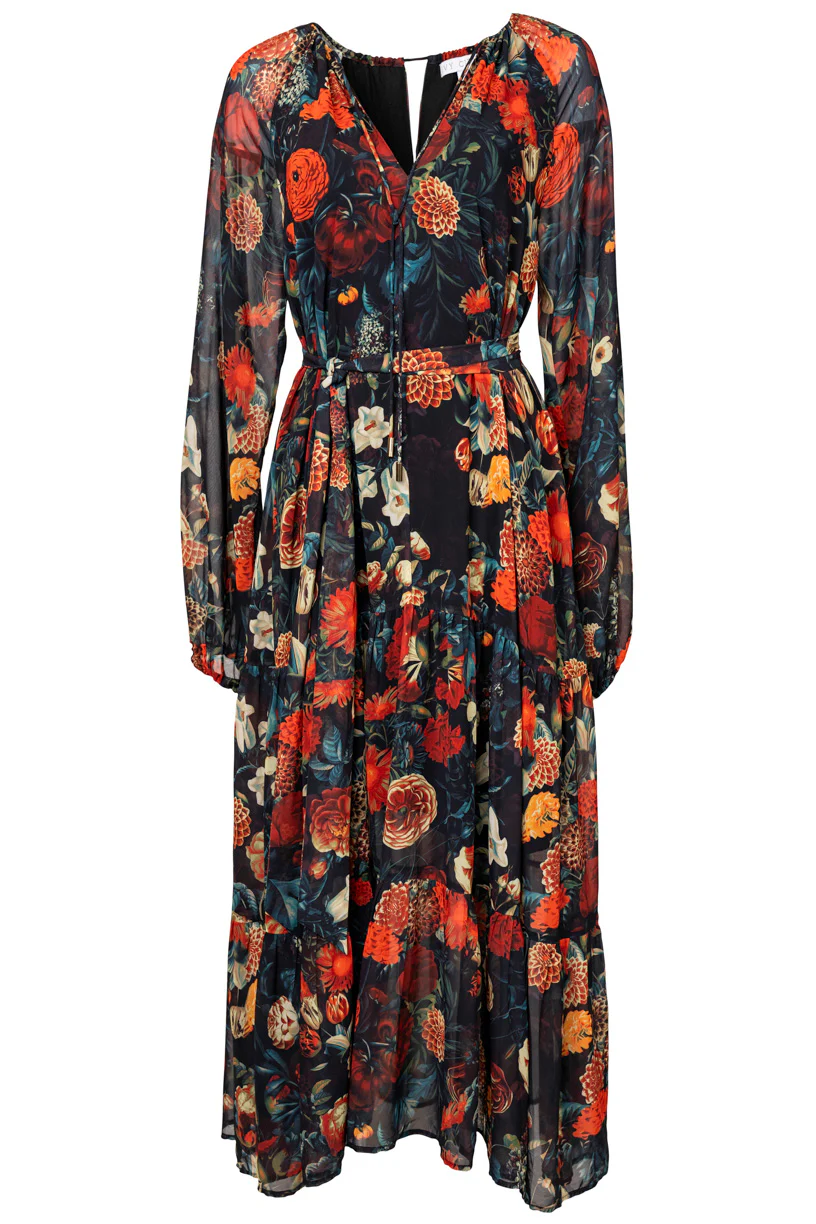 Imogen Dress in Moody Floral - Image 4