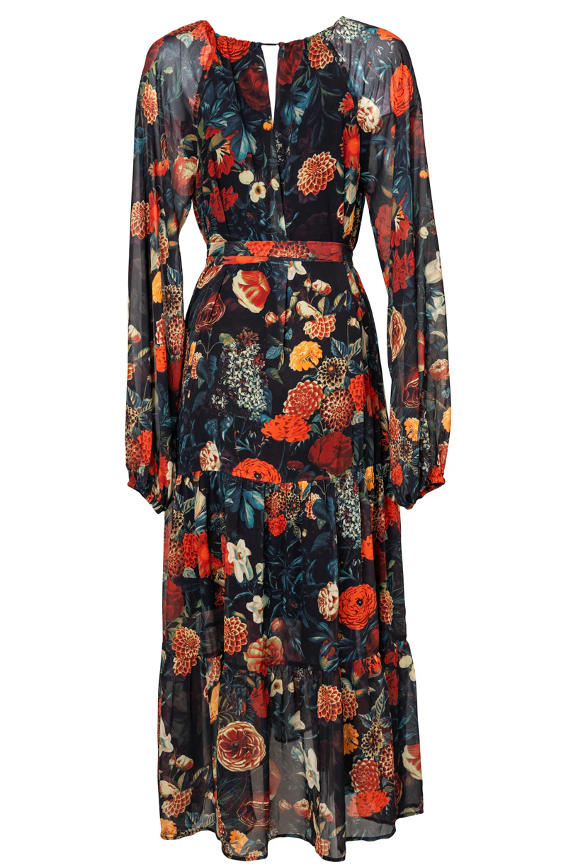 Imogen Dress in Moody Floral - Image 5