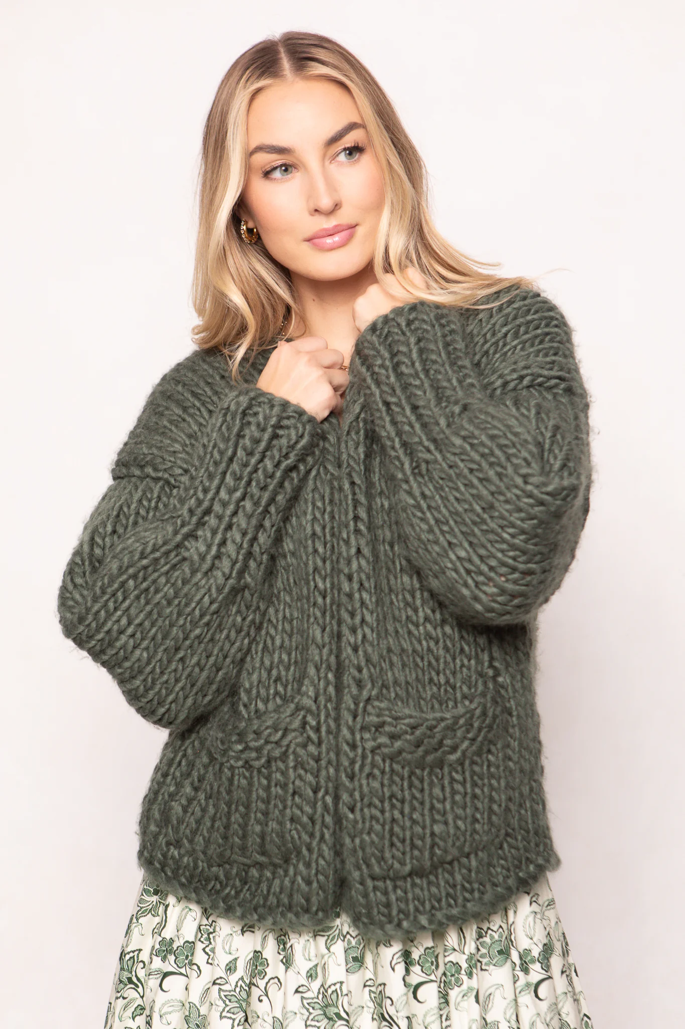 Ines Sweater in Green - Image 4