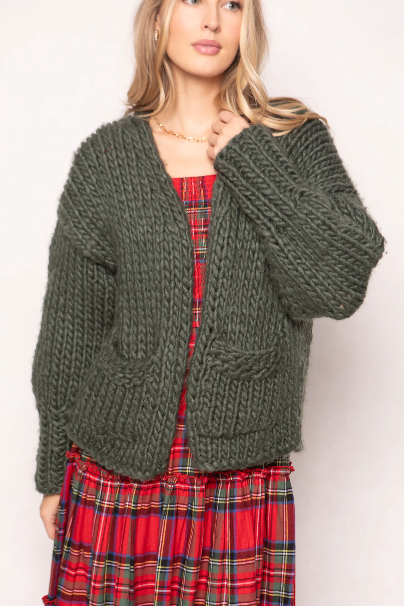 Ines Sweater in Green - Image 6
