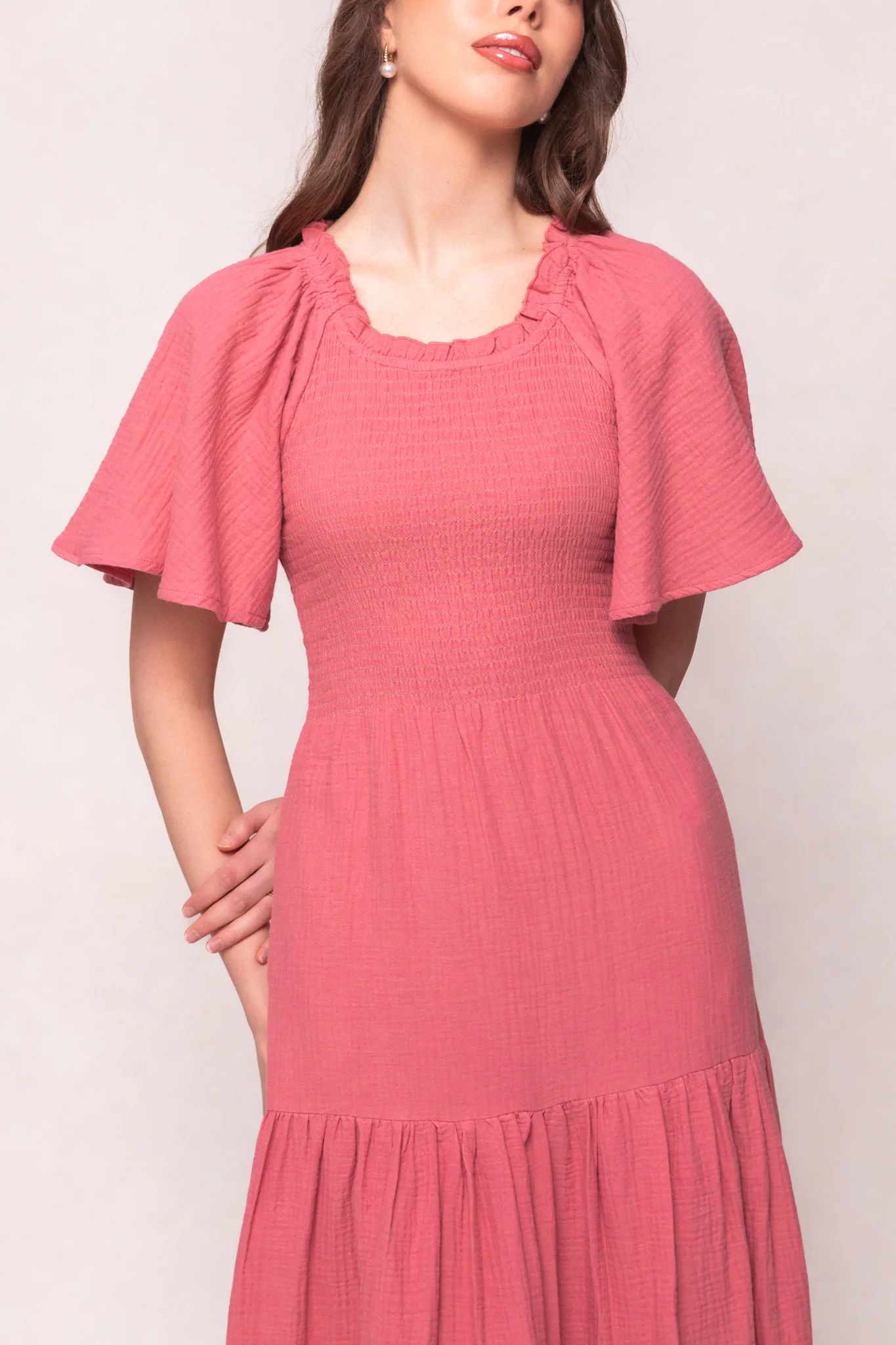 Jovie Dress in Pink - Image 5
