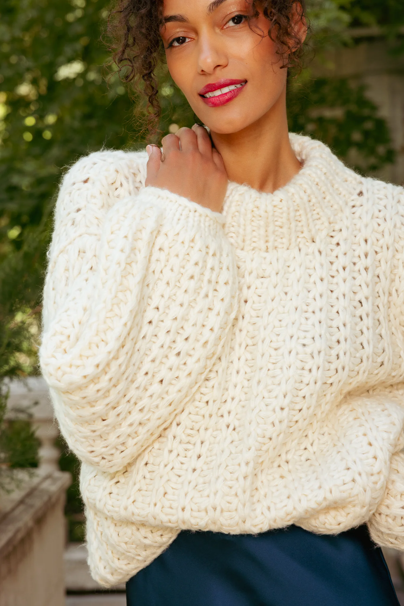 Julia Sweater in Cream - Image 4