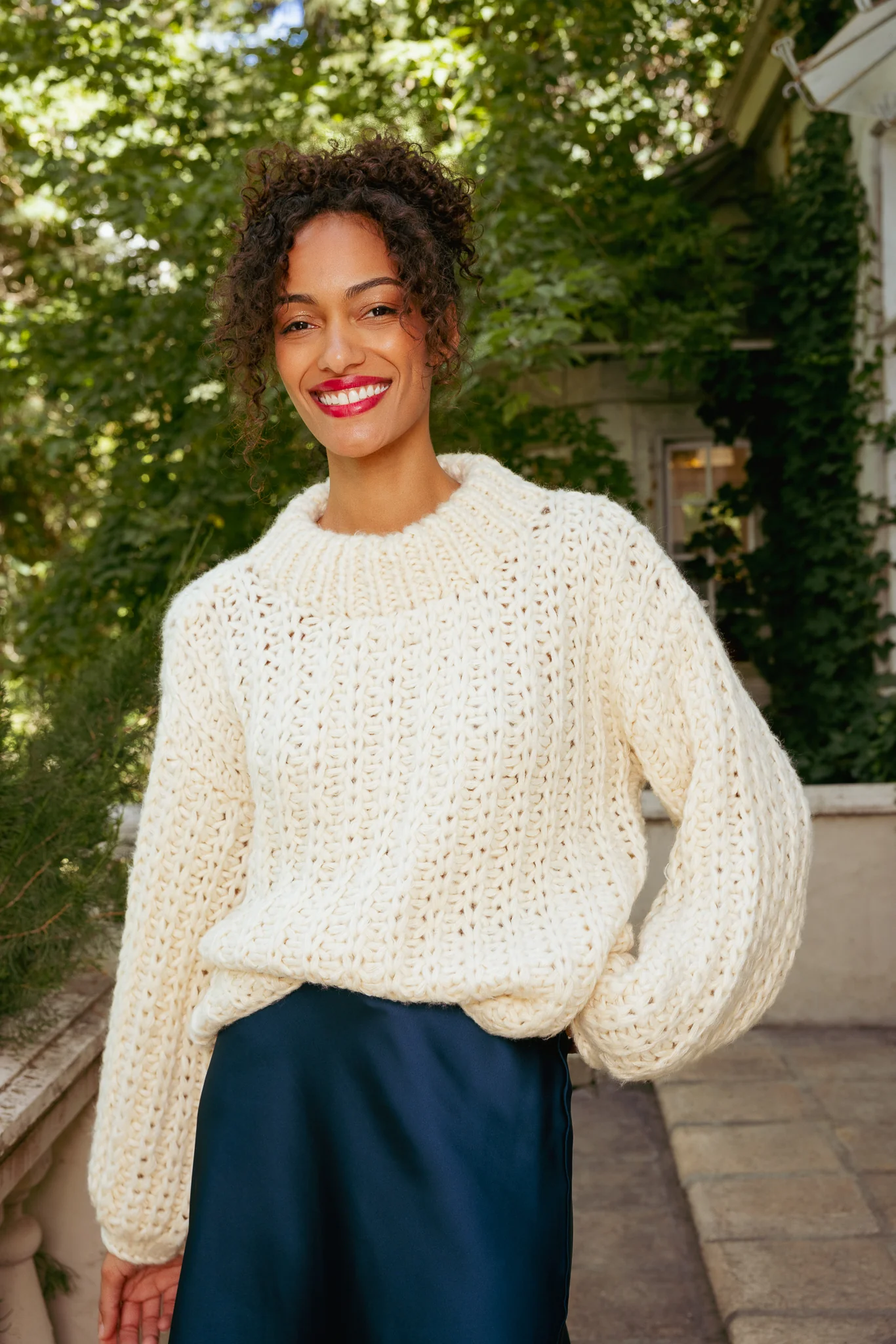 Julia Sweater in Cream - Image 5