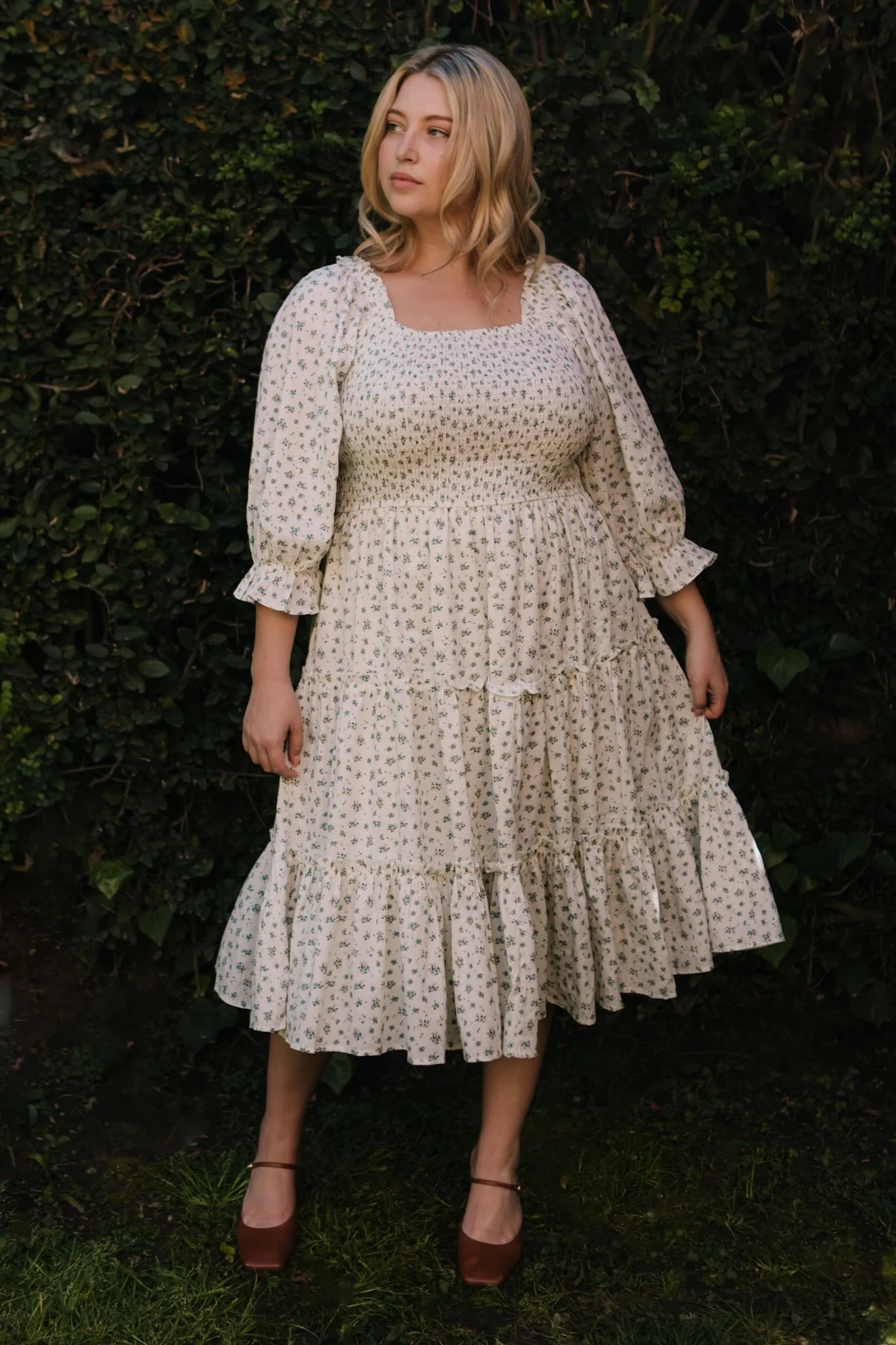 Madeline Dress in Blue - Image 3