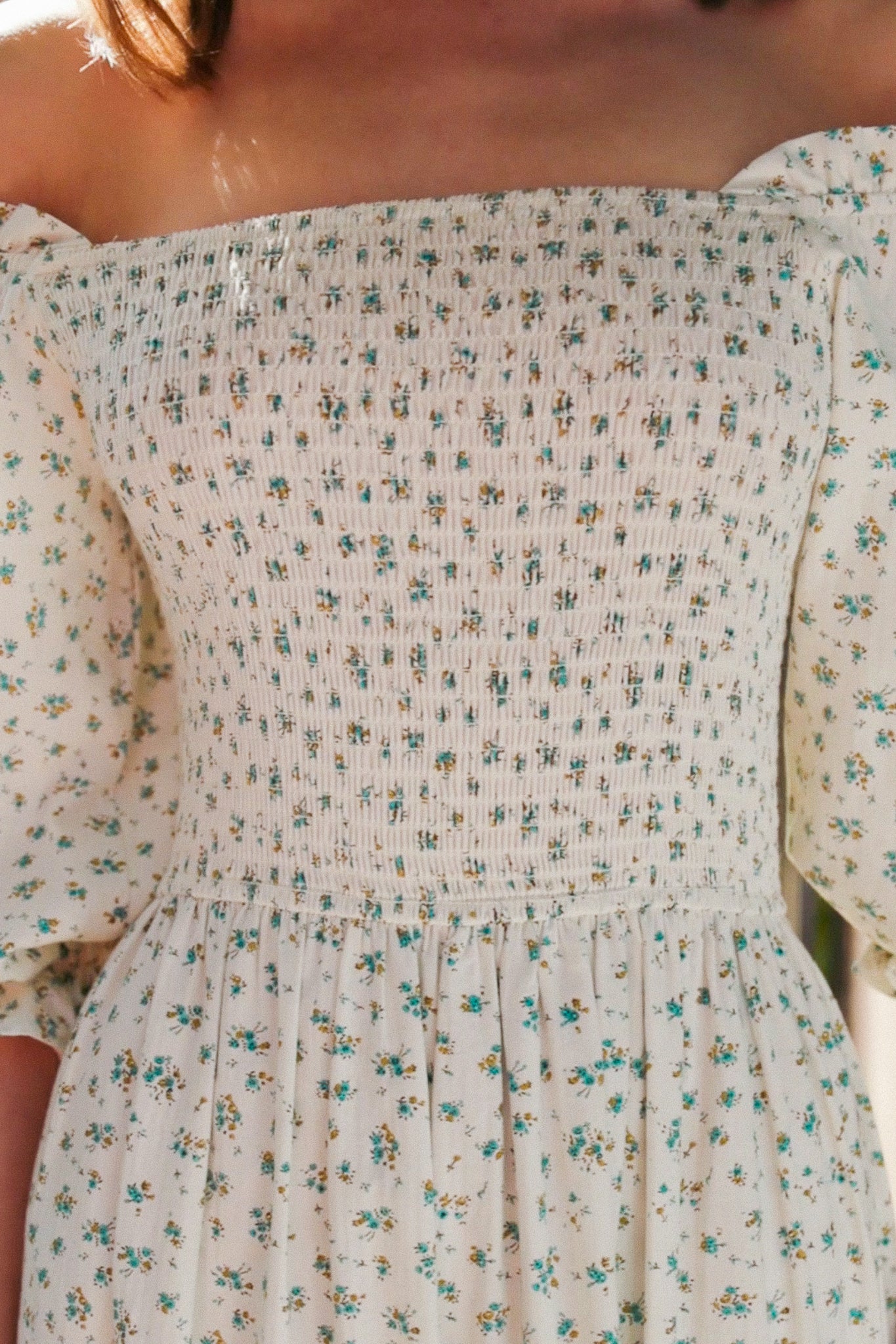 Madeline Dress in Blue - Image 4