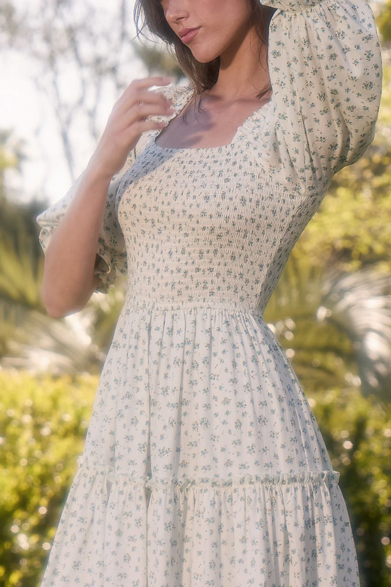 Madeline Dress in Blue - Image 5