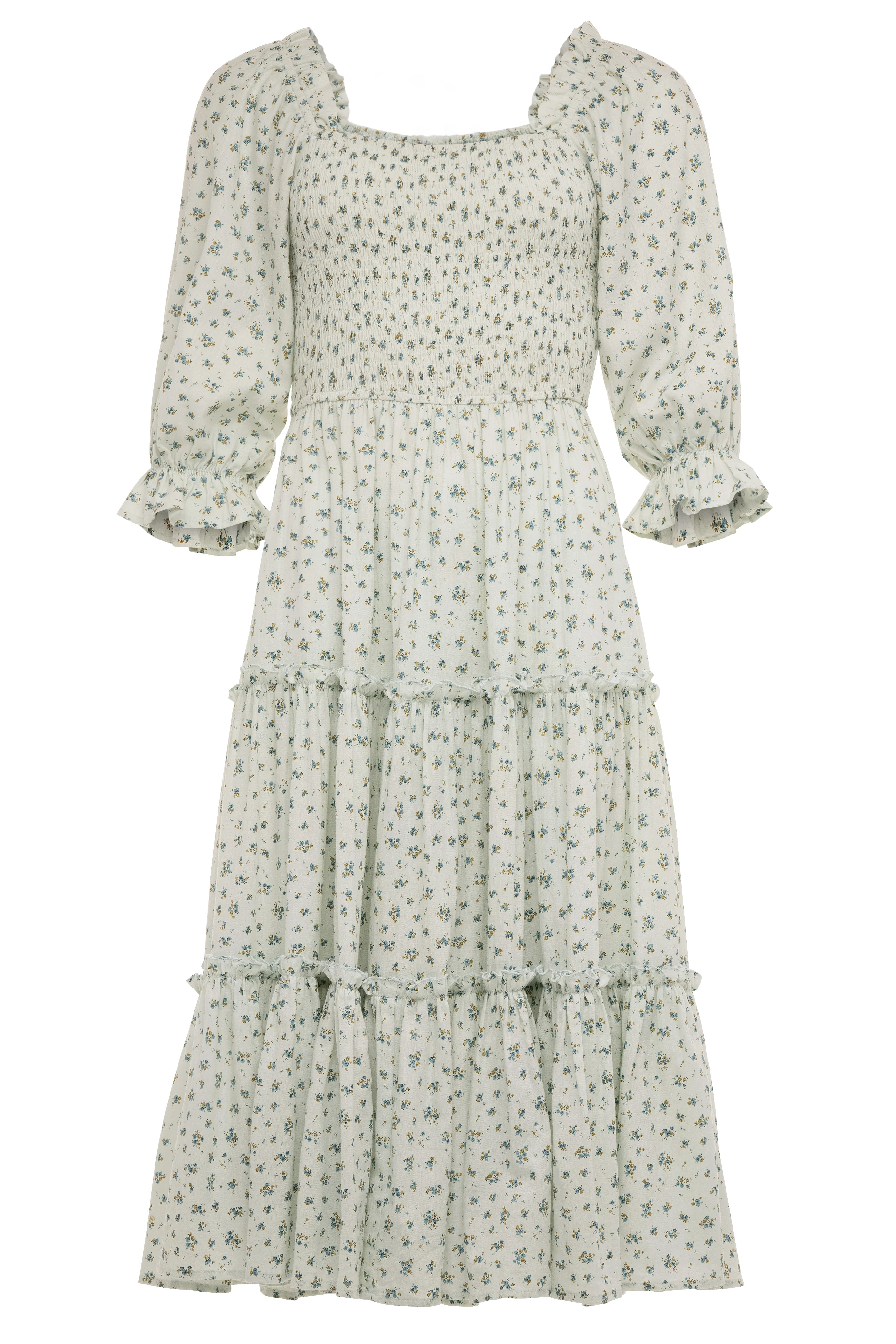 Madeline Dress in Blue - Image 6