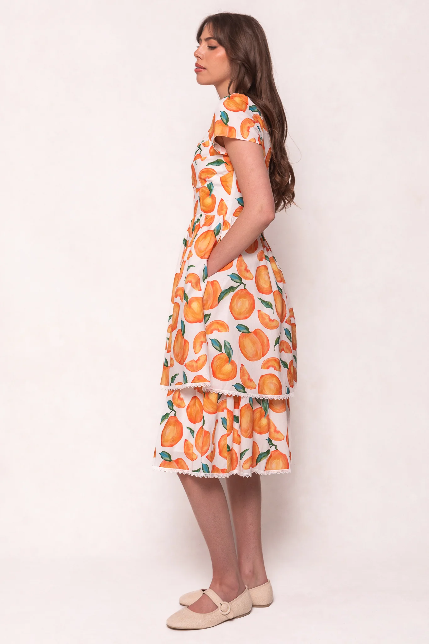 Marie Dress in Citrus - Image 4