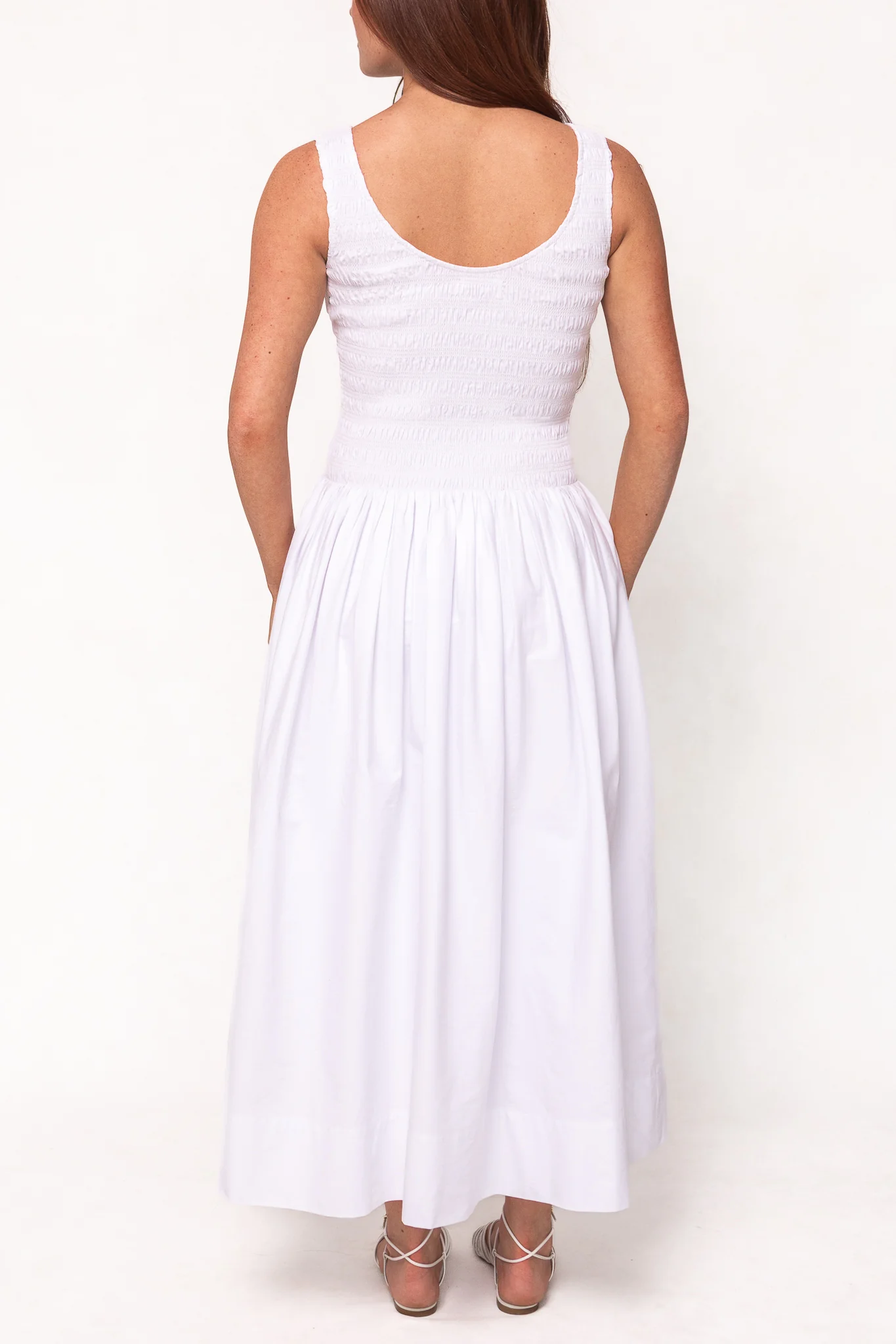 Marlow Dress in White - Image 4