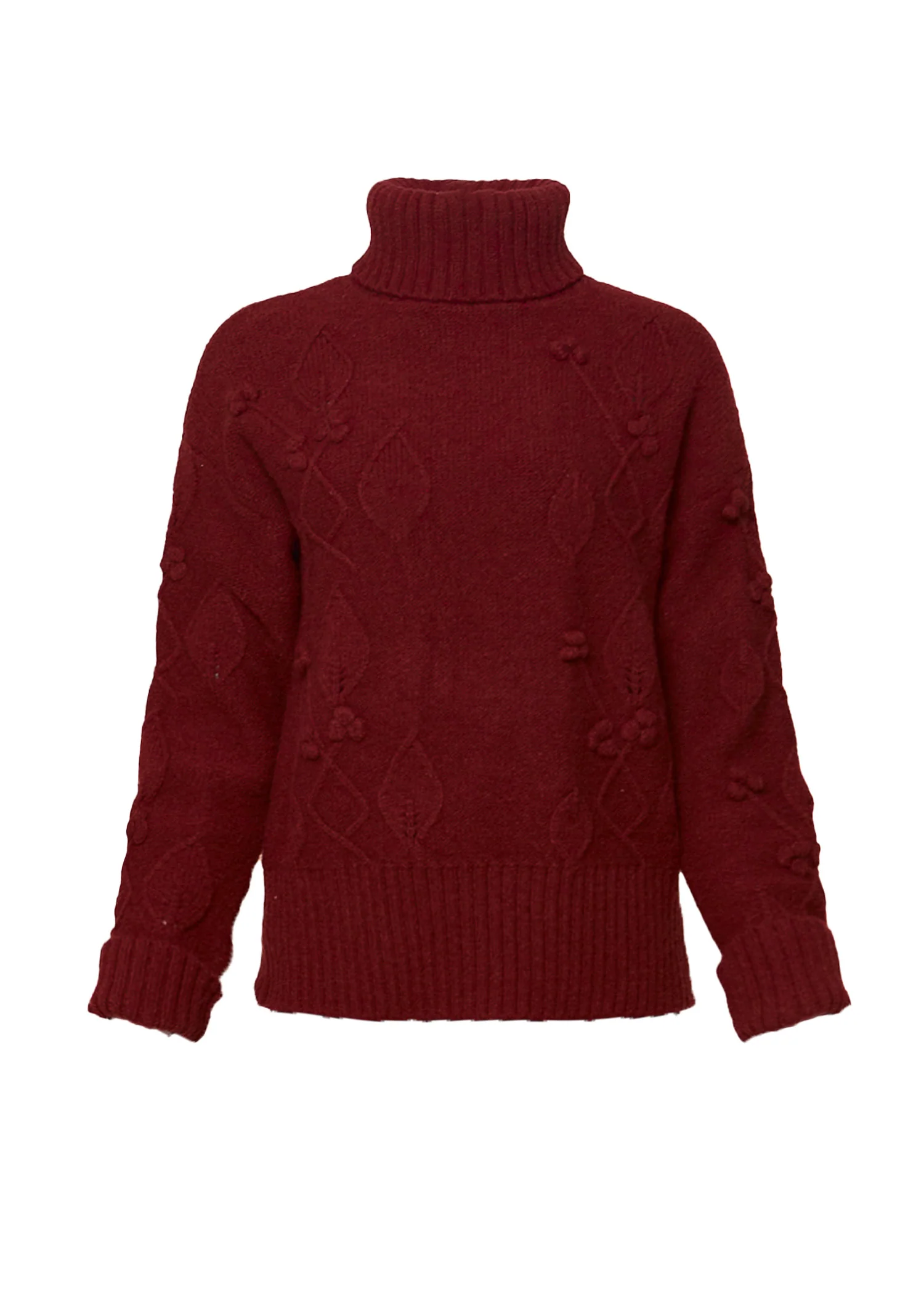Megan Sweater in Burgundy - Image 6