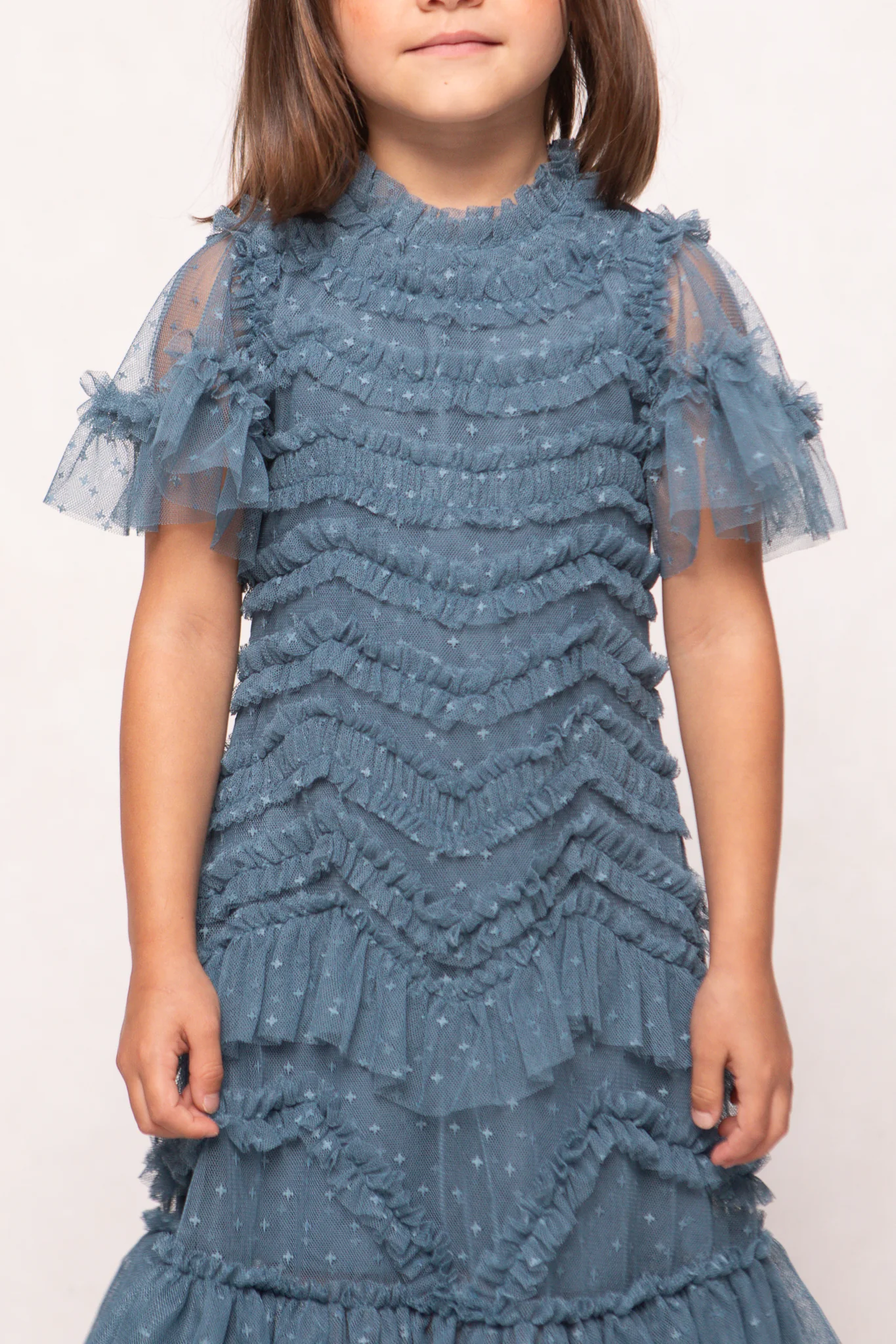 Mini Adriana Dress in Blue - Image 5