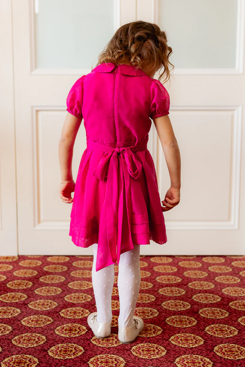 Mini Cassian Dress in Hot Pink - Image 7