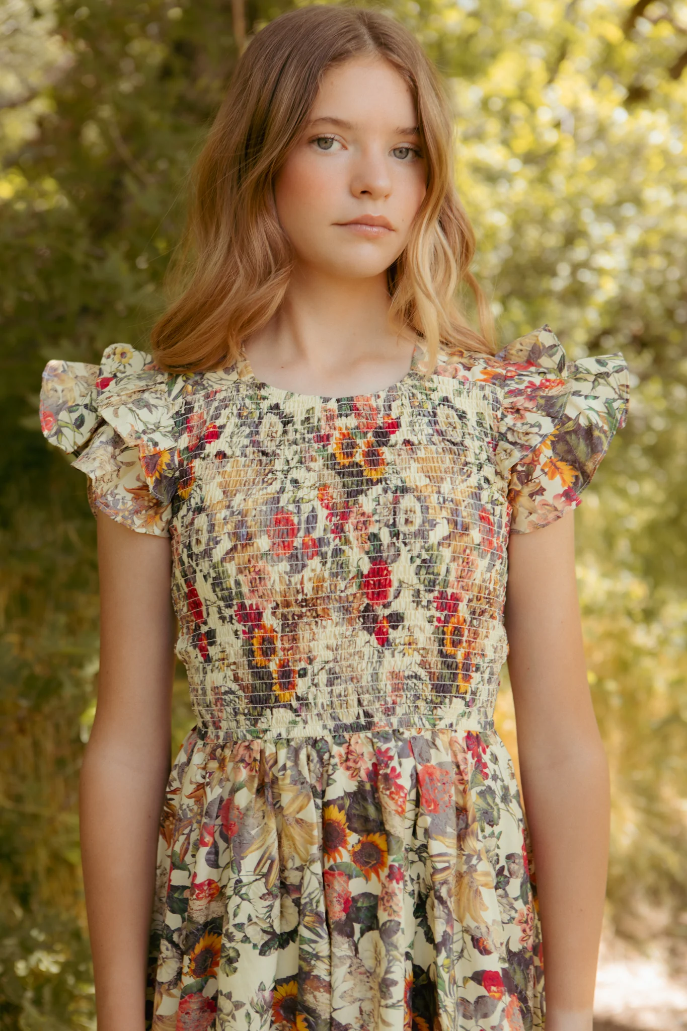 Mini Hattie Dress in Rose Vine - Image 4