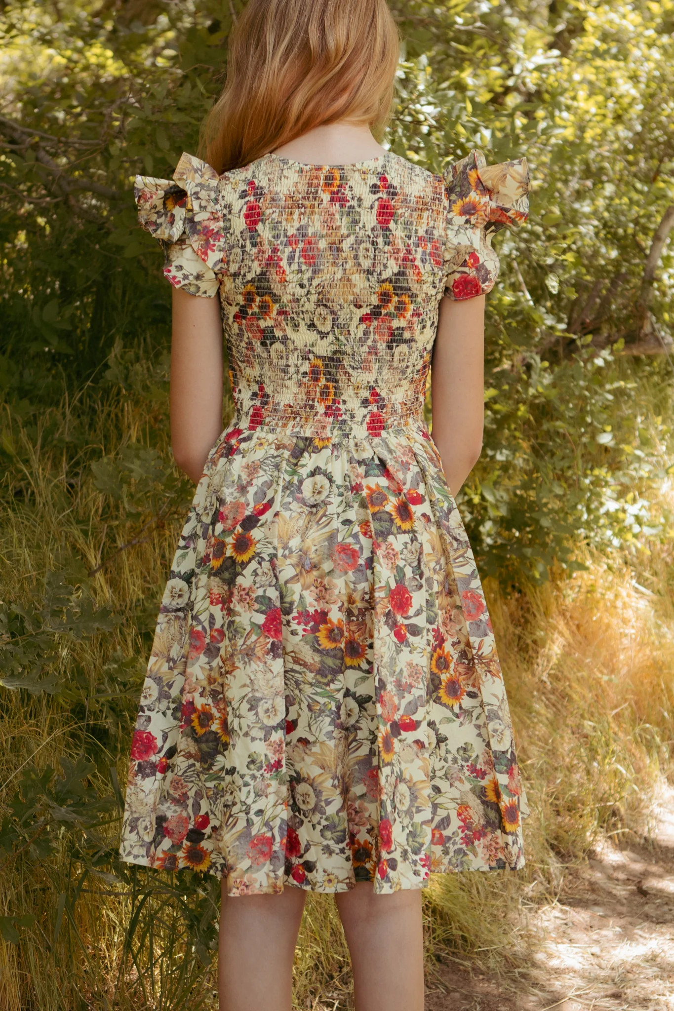 Mini Hattie Dress in Rose Vine - Image 6