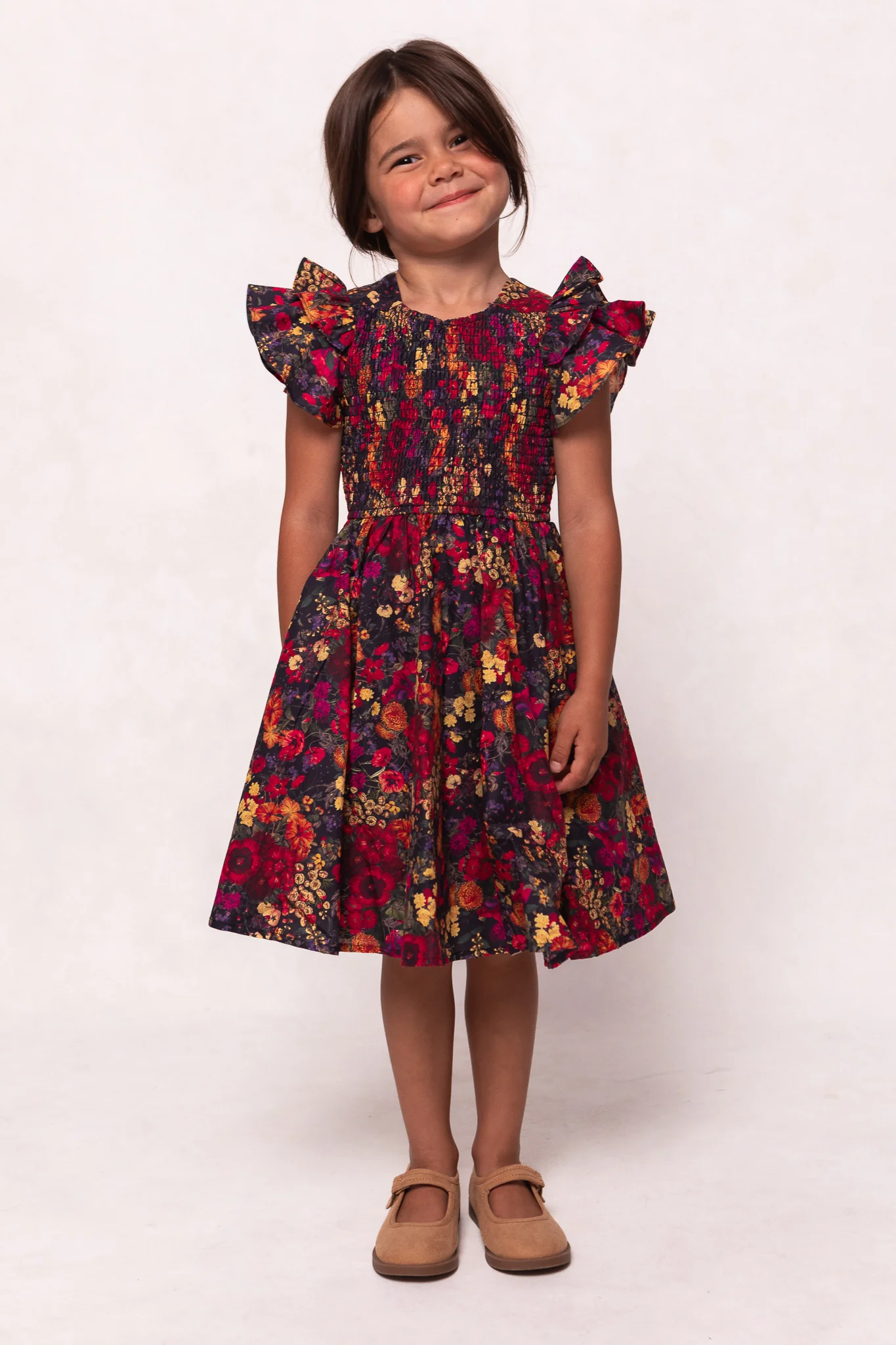Mini Hattie Dress in Night Garden - Image 3