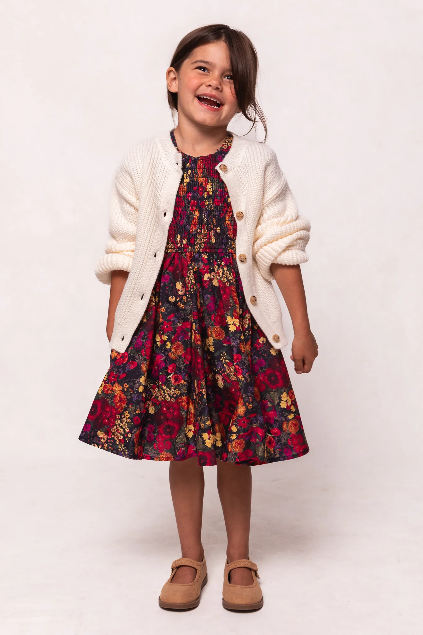 Mini Hattie Dress in Night Garden - Image 4