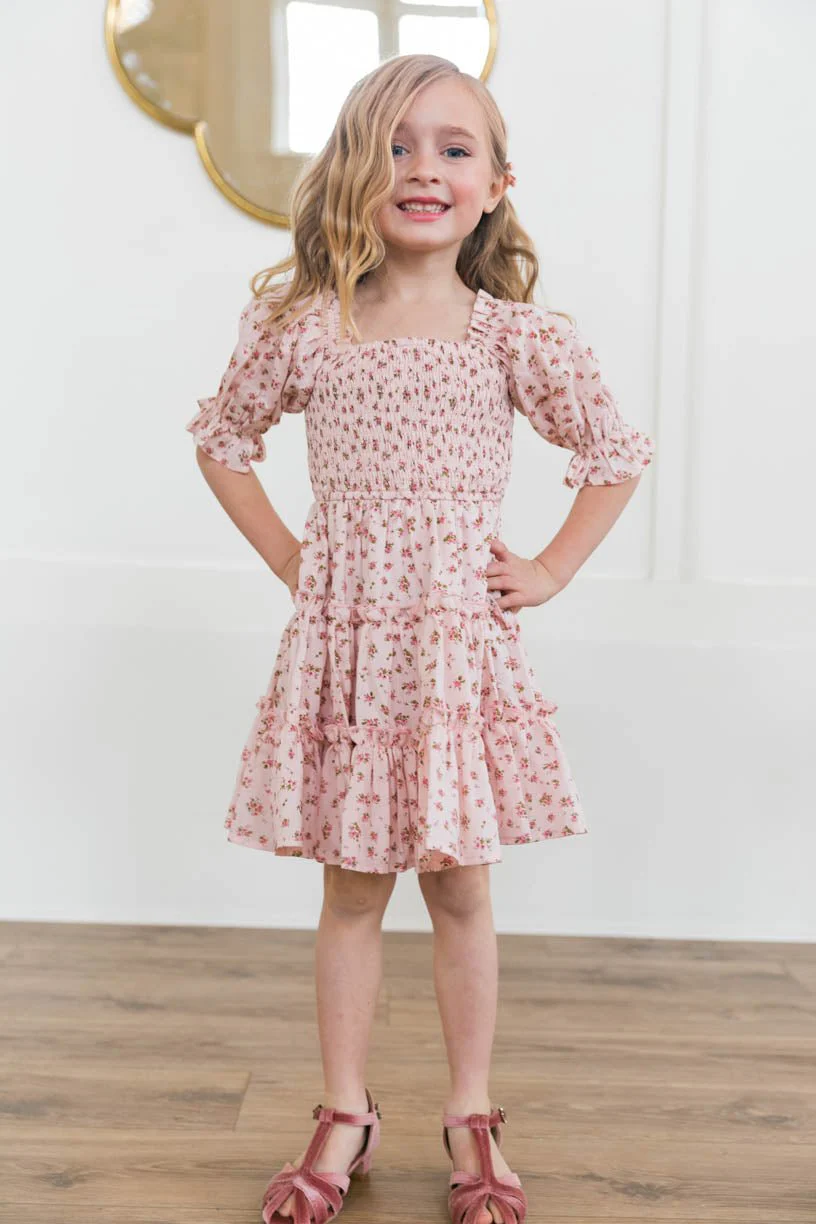 Mini Madeline Dress In Pink - Image 5
