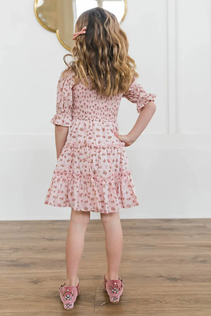 Mini Madeline Dress In Pink - Image 7