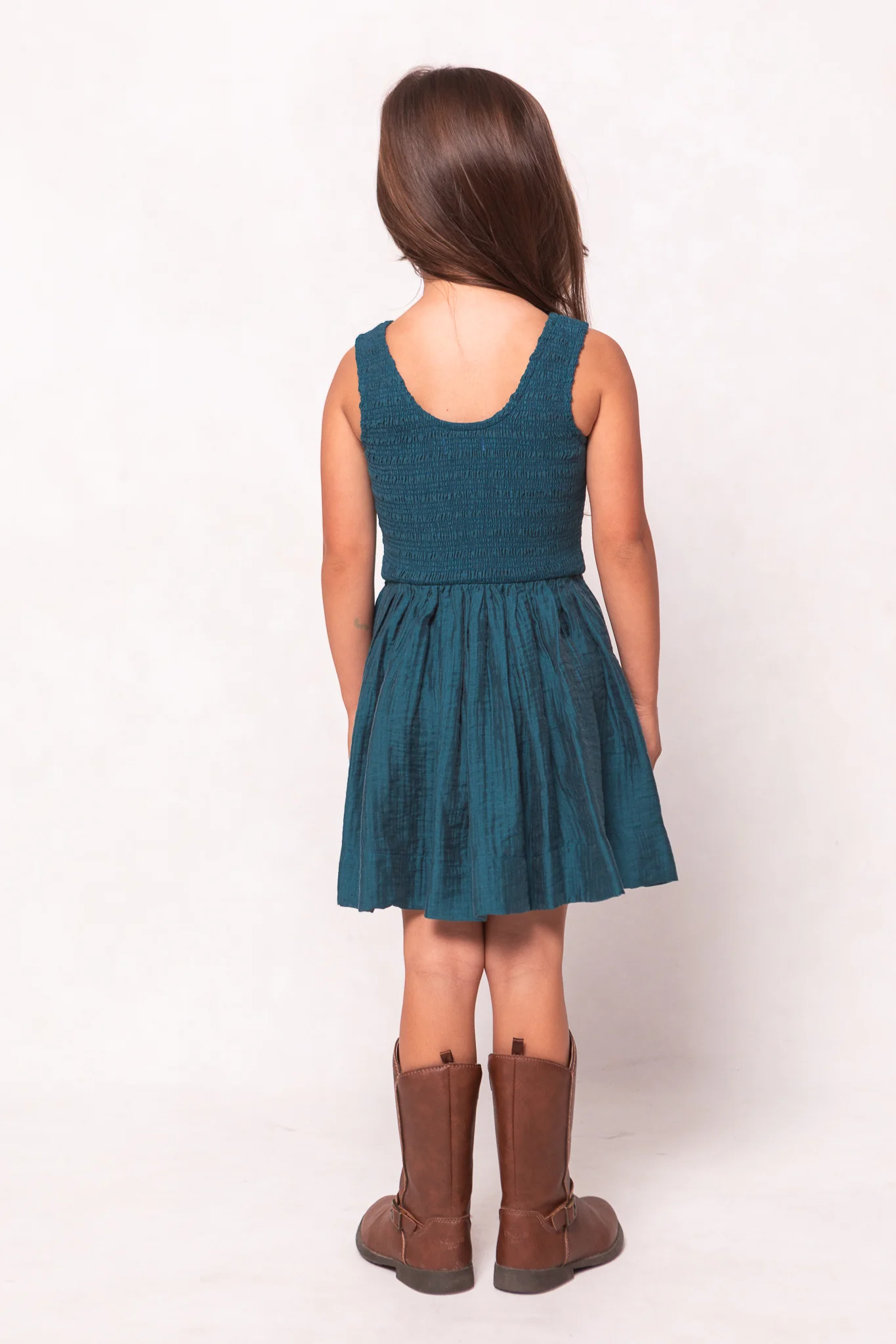 Mini Marlow Dress in Teal - Image 5
