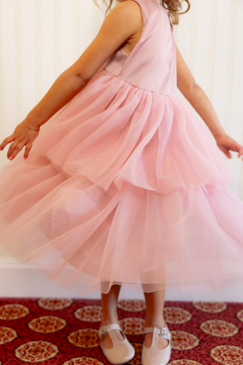 Mini Rainie Dress in Rose - Image 6