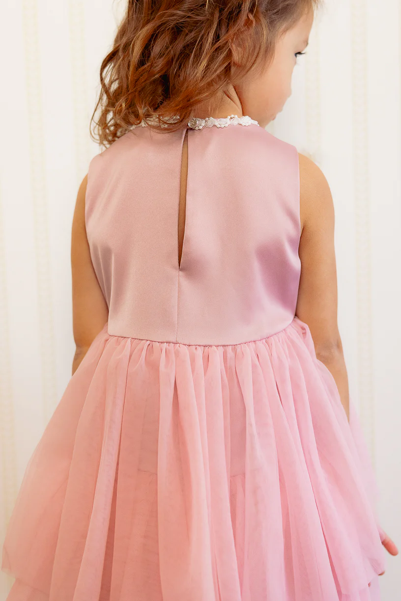Mini Rainie Dress in Rose - Image 7