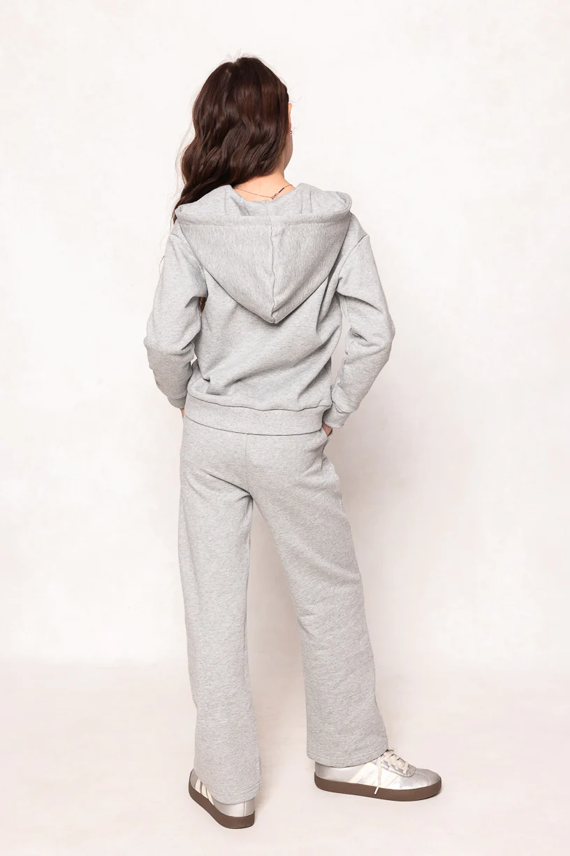 Mini Skylar Sweatpants in Heather Gray - Image 4