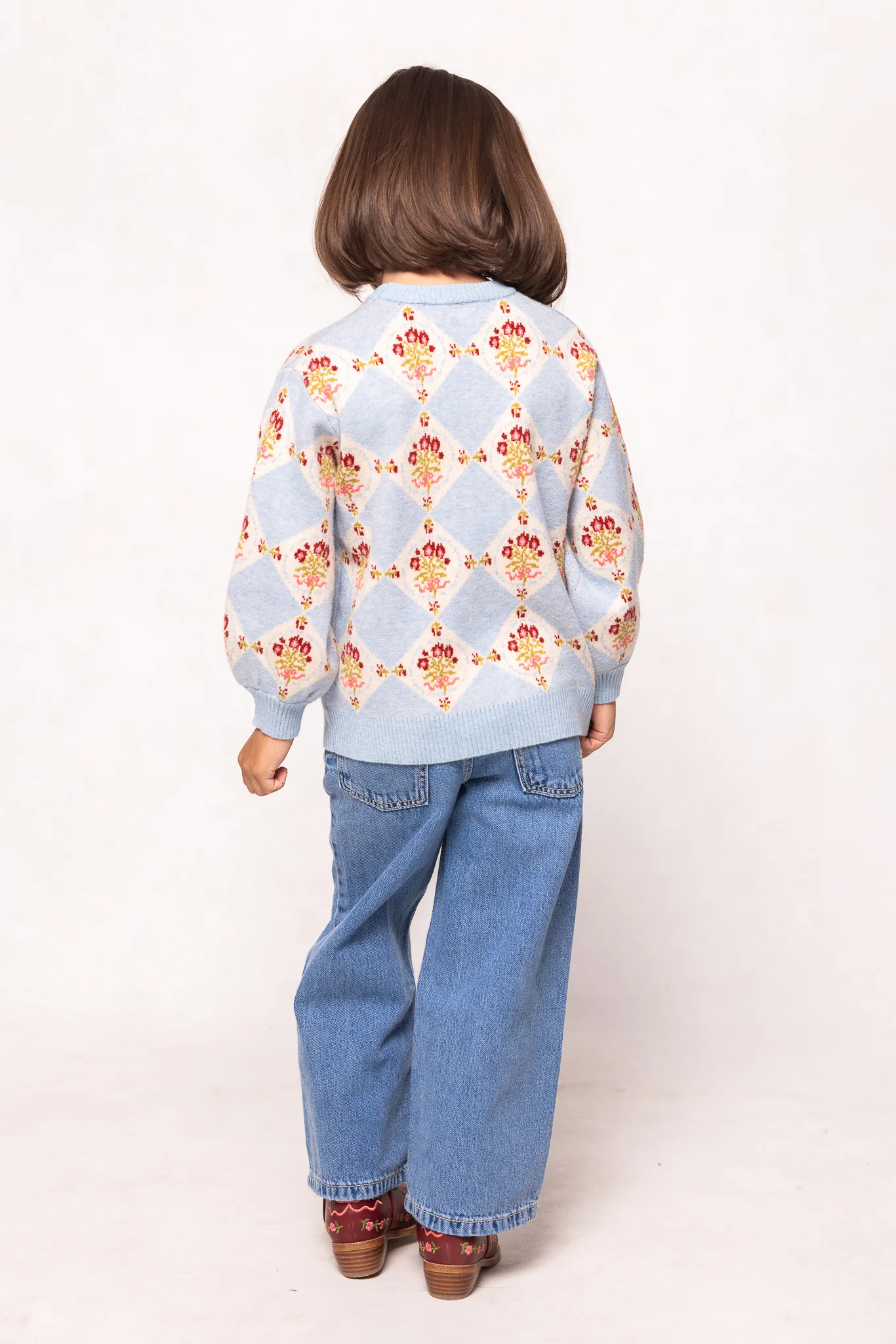 Mini Vivienne Sweater in Mosaic Bloom - Image 7