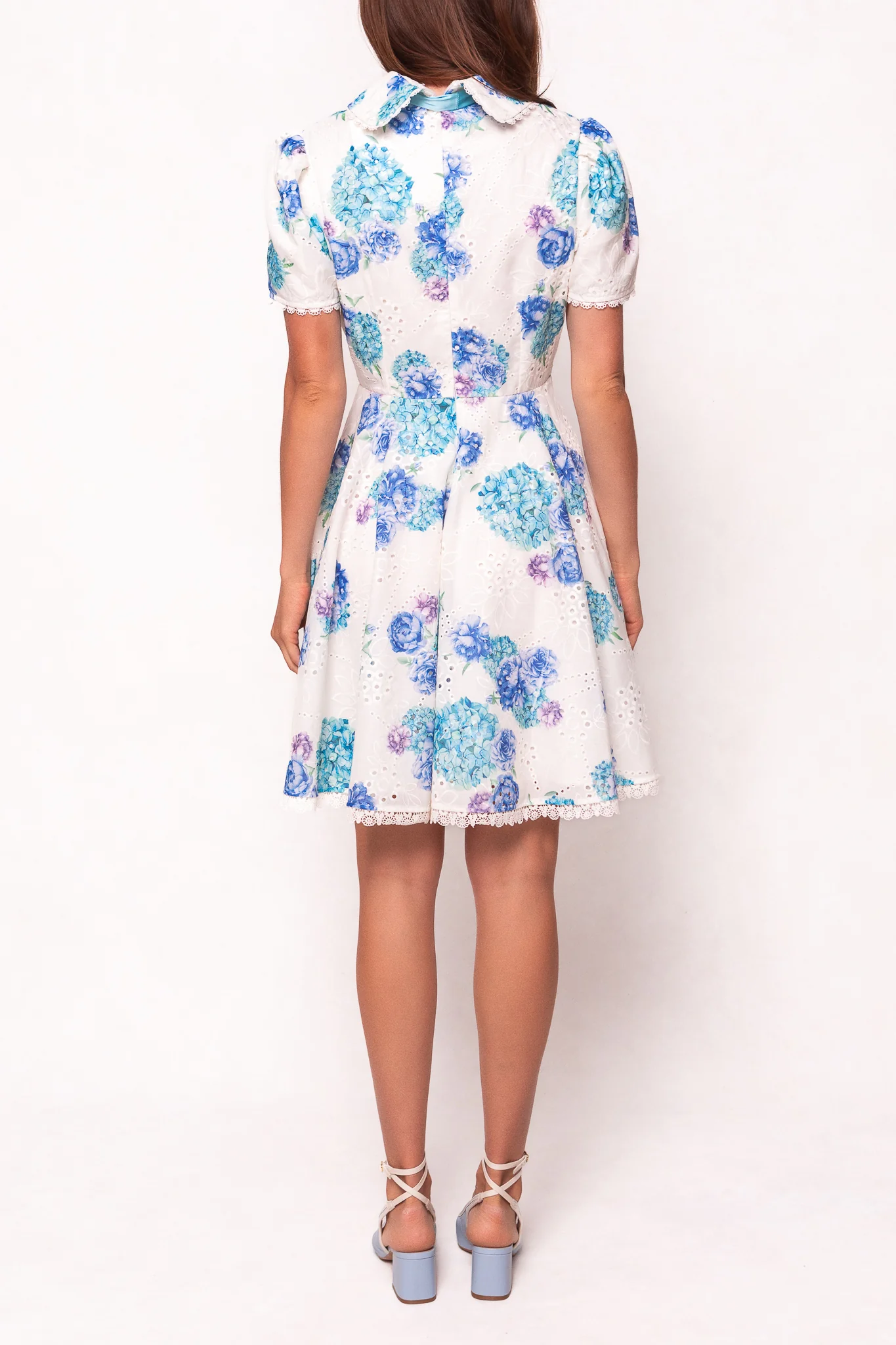 Penny Dress in Blue Floral - Image 5