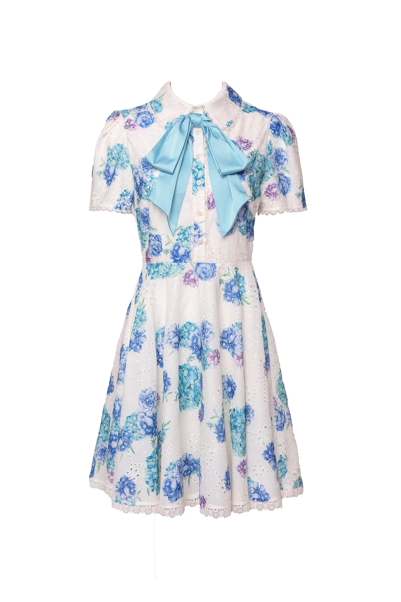Penny Dress in Blue Floral - Image 9