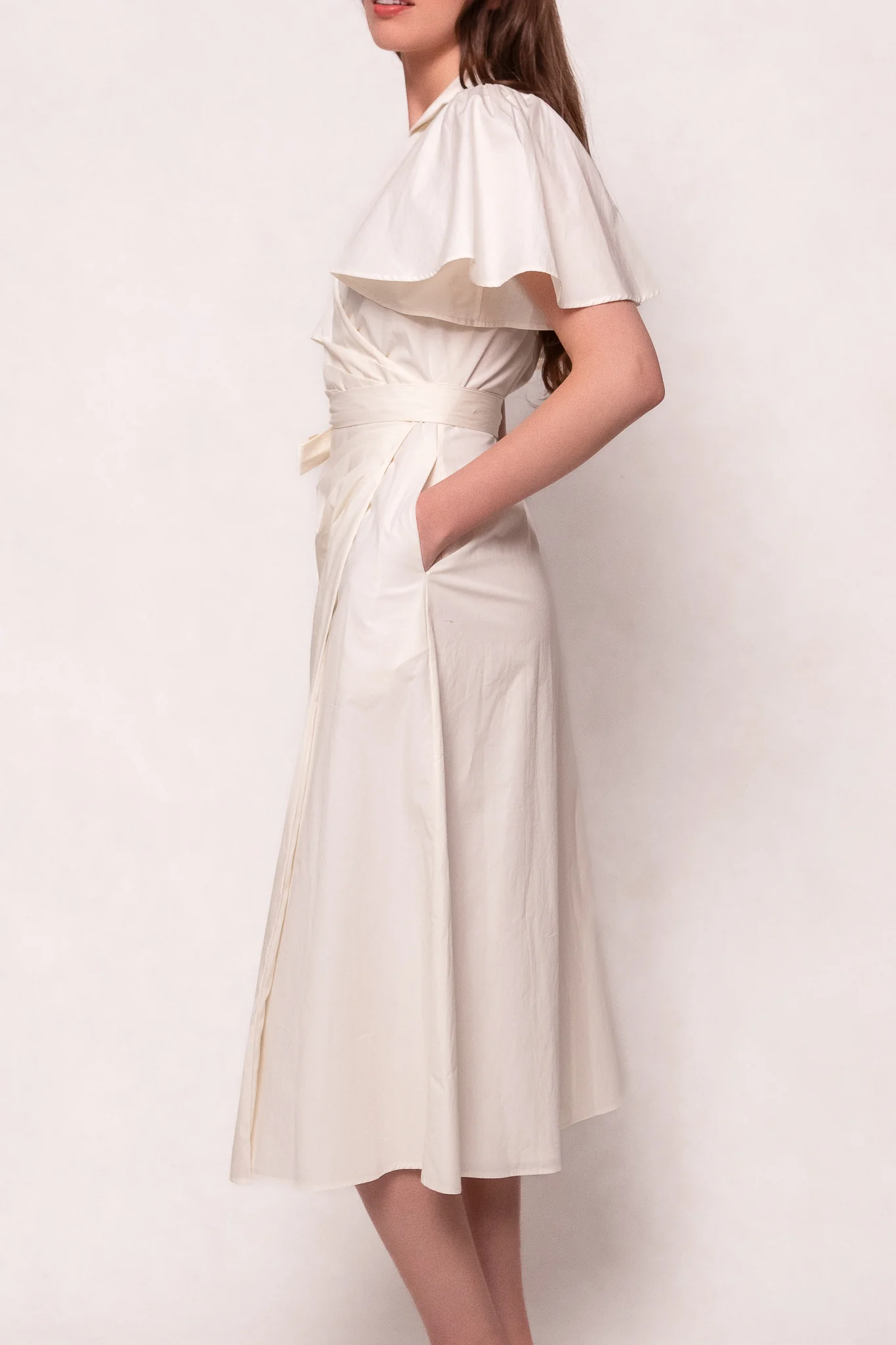 Shelby Dress in Ivory - Image 4