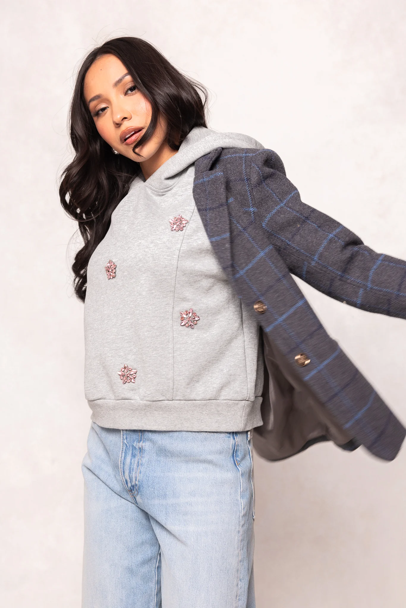 Skylar Hoodie in Heather Gray - Image 6