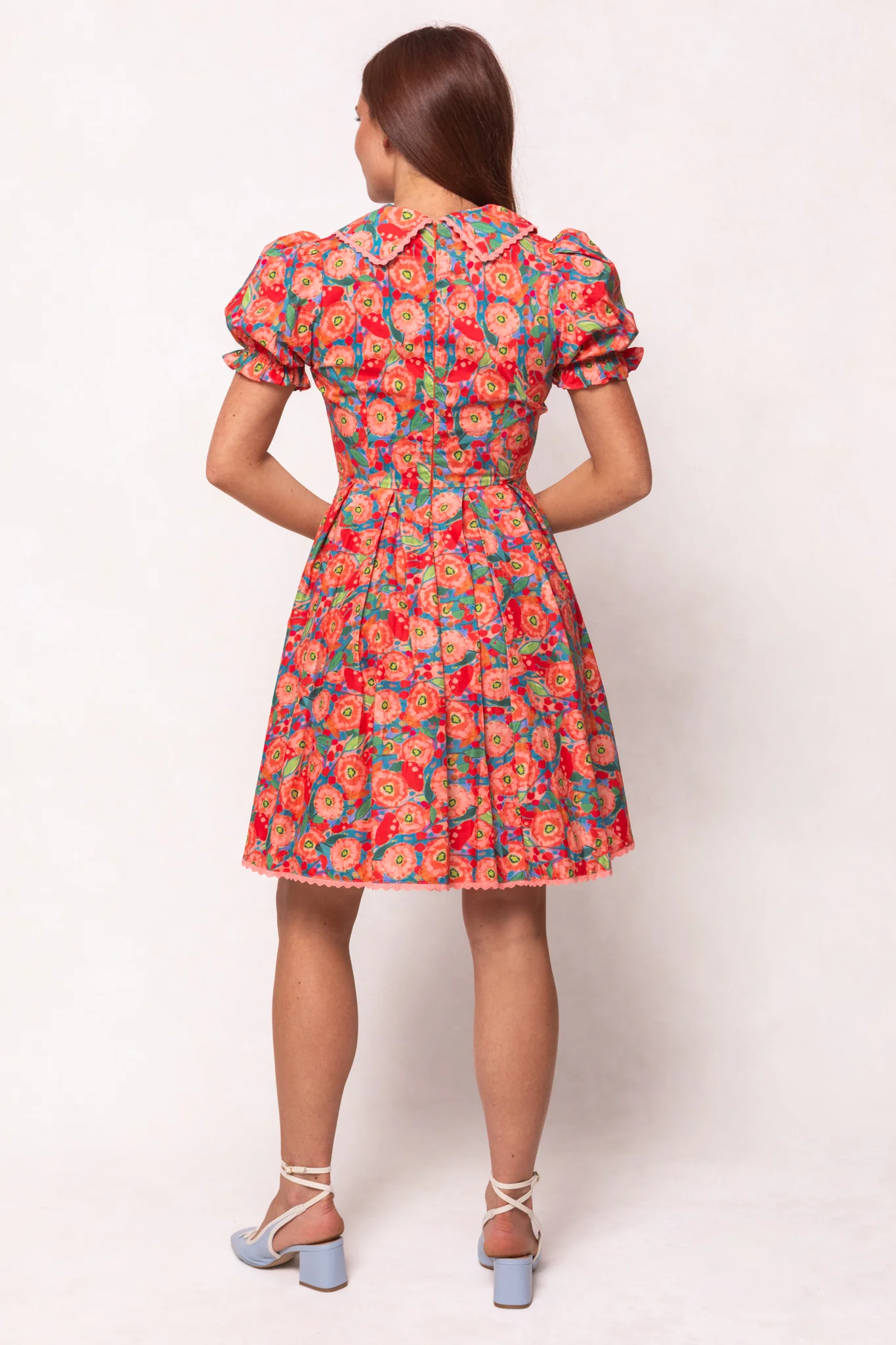 Sophia Short Dress in Poppy - Image 4