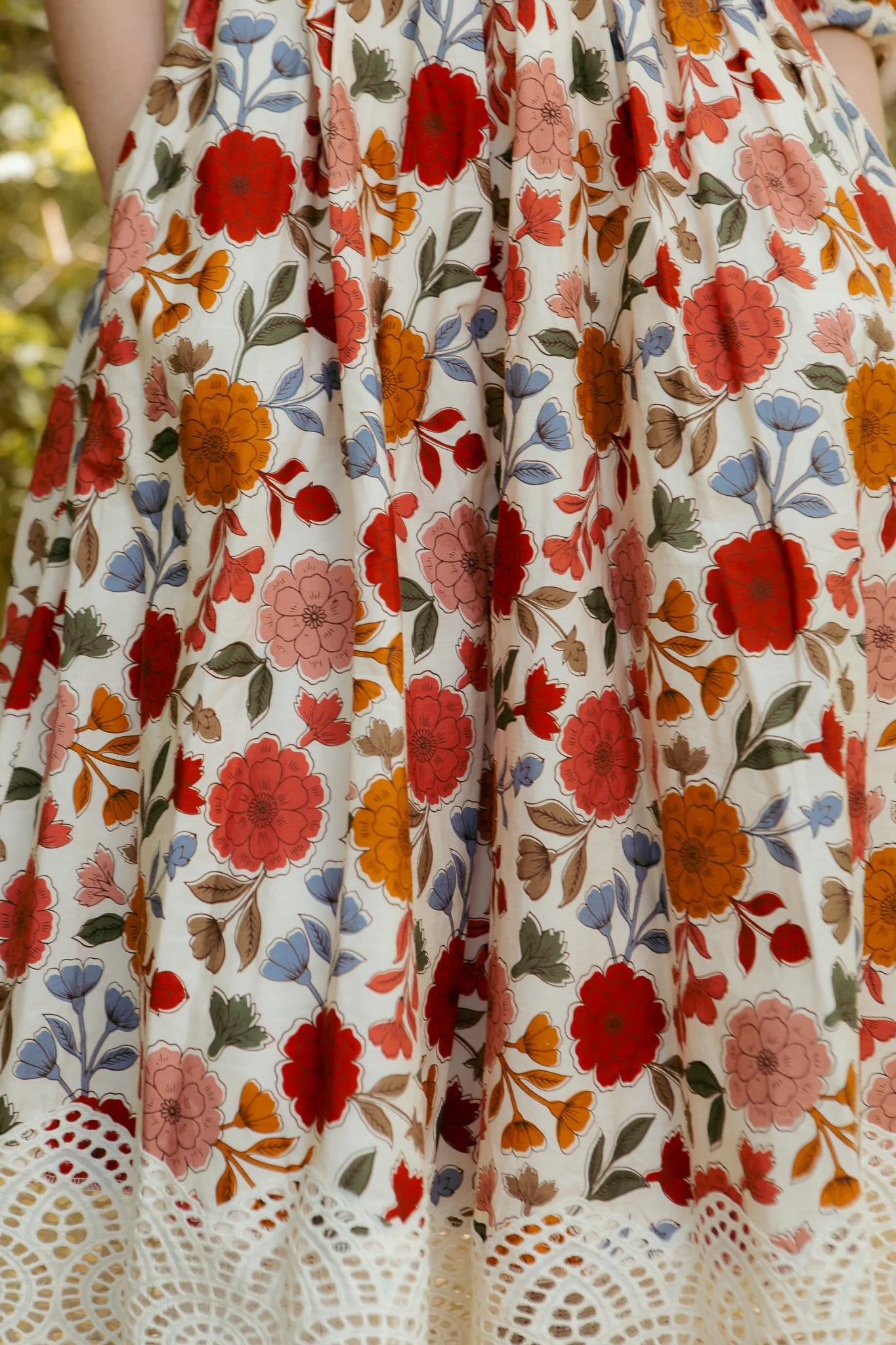 Teagan Dress in Sepia Flower - Image 4