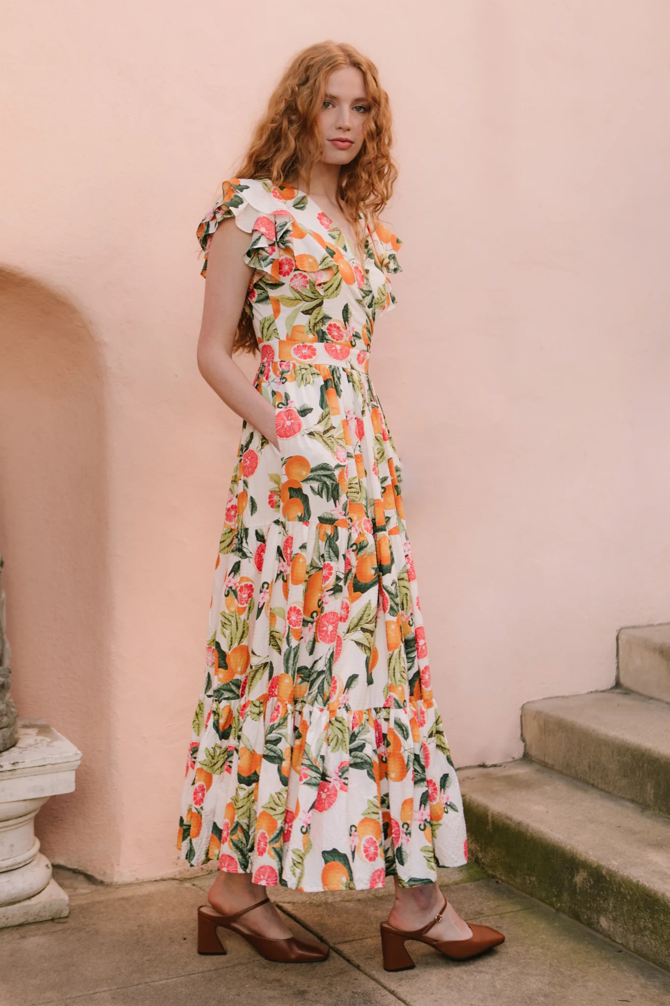 Trixie Dress in Citrus - Image 4