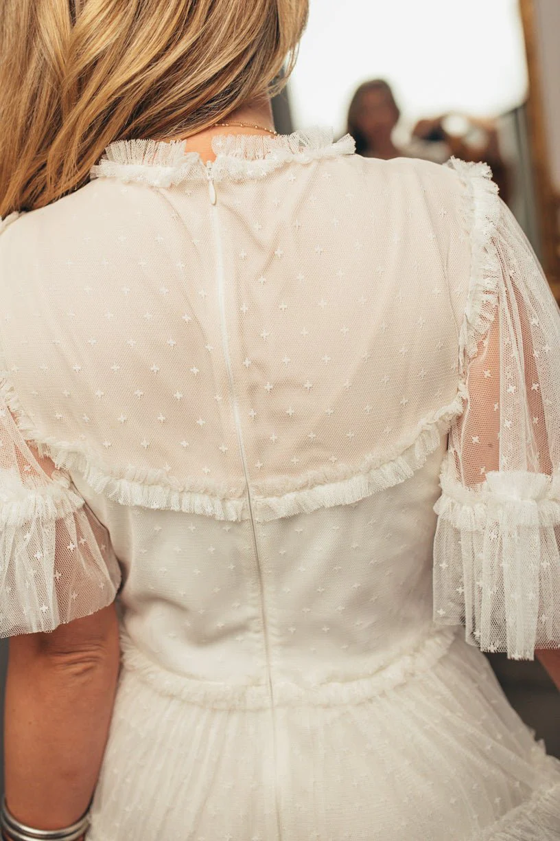 Whimsical Dress in White - Image 3